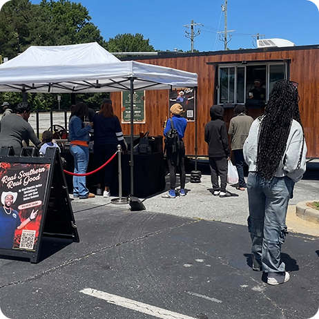 Riverside bbq event